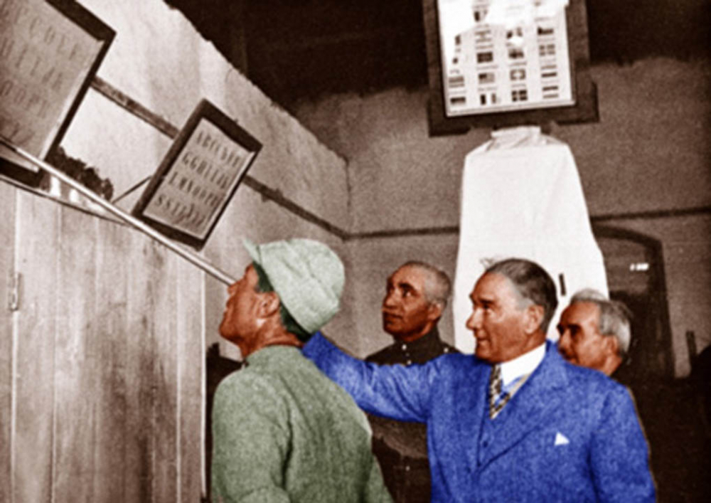 Atatürk'ün bilinmeyen fotoğrafları | Ulu Önder Atatürk'ün renkli fotoğrafları 21