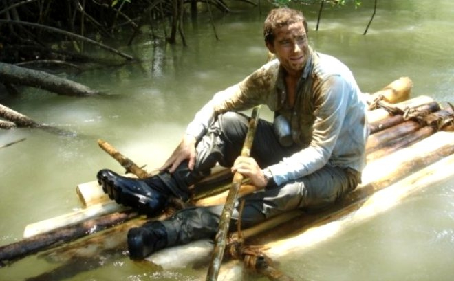 Belgesellerin cesur adamı Bear Grylls'un foyası ortaya çıktı 1