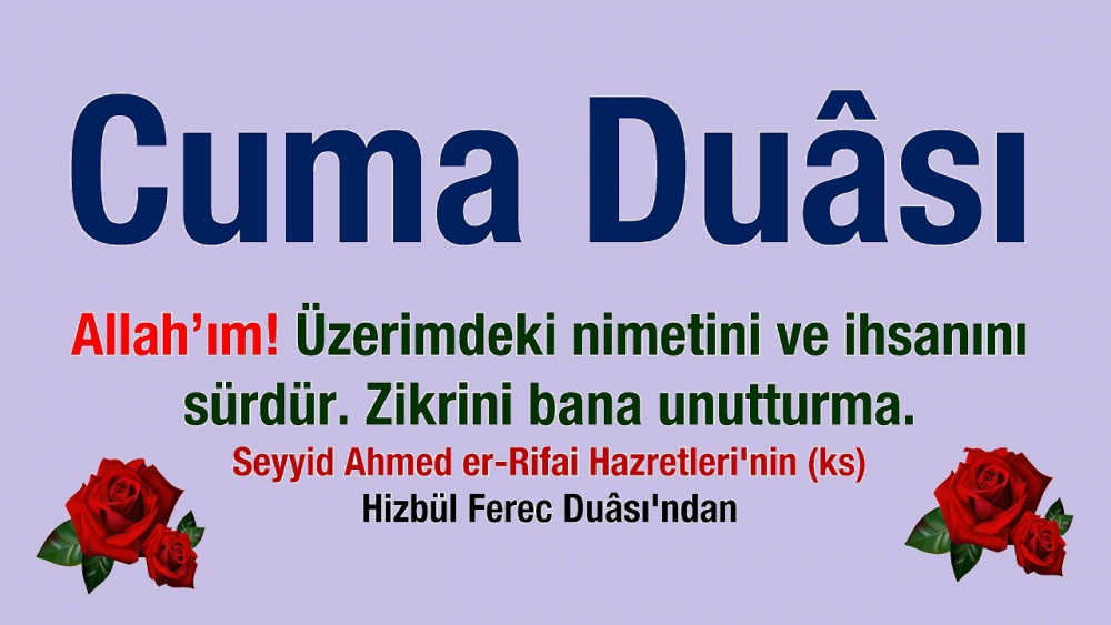 Anlamlı Cuma mesajları, resimli okunacak dualar | Resimli cuma duası 12