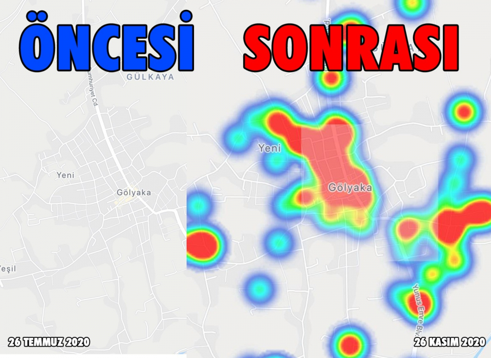 Her şey ortaya çıktı! Korona nedeniyle Düzce, 120 günden kıpkırmızı oldu! 7