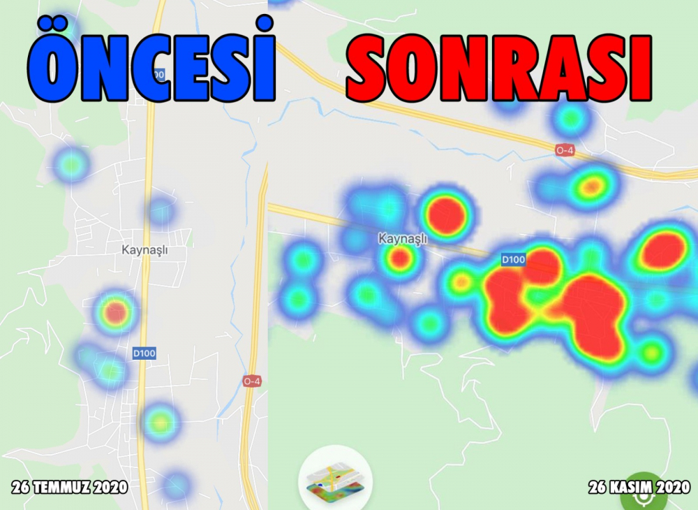 Her şey ortaya çıktı! Korona nedeniyle Düzce, 120 günden kıpkırmızı oldu! 8