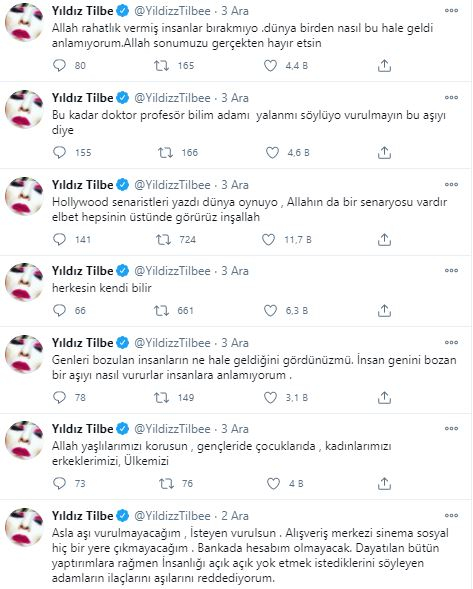 Aleyna Tilki'den tepki çeken açıklama: "Aşı yaptırmak istemiyorum" 10