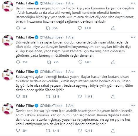 Aleyna Tilki'den tepki çeken açıklama: "Aşı yaptırmak istemiyorum" 4