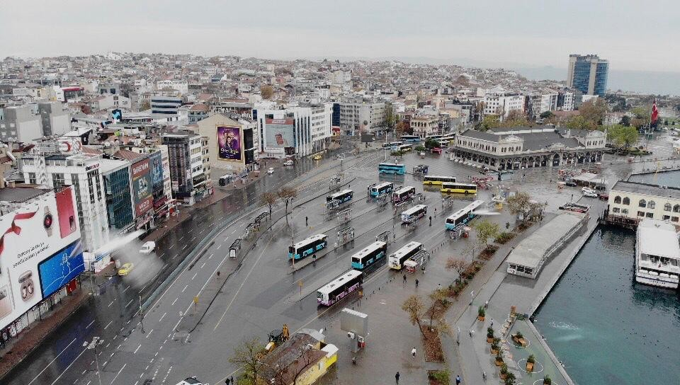 Kadıköy ve Üsküdar Meydanına korona sessizliği çöktü 4