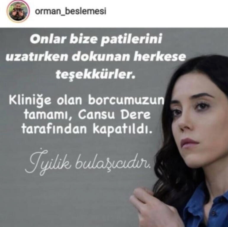 Yüreklere dokunan hareket! Cansu Dere tüm borçları üstlenerek herkesin takdirini kazandı 5