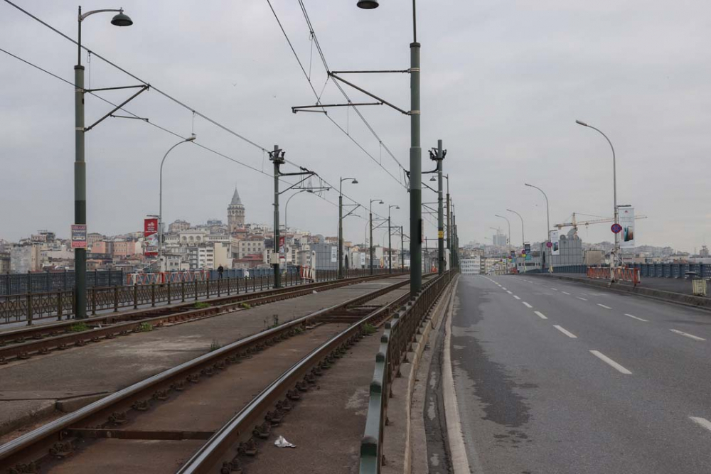İstanbul'da kısıtlama sessizliği! 16 milyonluk şehir hayalet kente döndü 4