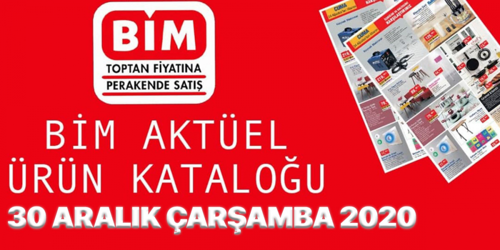 30 Aralık Çarşamba BİM kataloğu | BİM aktül yepyeni fırsatlarla karşınızda! 1