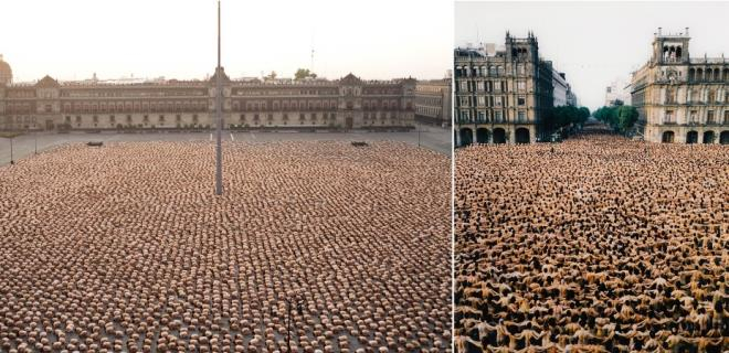 18 bin kişinin çıplak fotoğraflarını çeken çılgın fotoğrafçı Spencer Tunick'in eserleri görenleri şok ediyor! 8