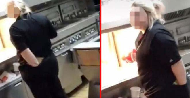 Dünyaca ünlü fast food zincirinde skandal! Sosyal medya bu görüntülerle çalkalandı! 1