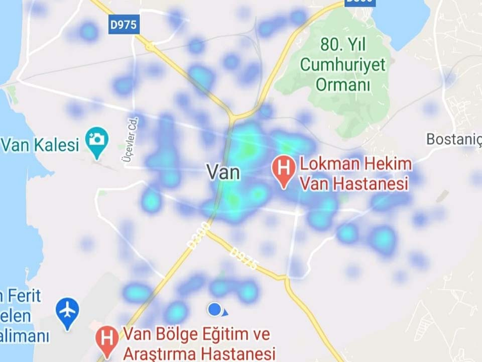 Van'da kısıtlamalar meyvesini verdi! Korona haritası kırmızıdan maviye döndü 8