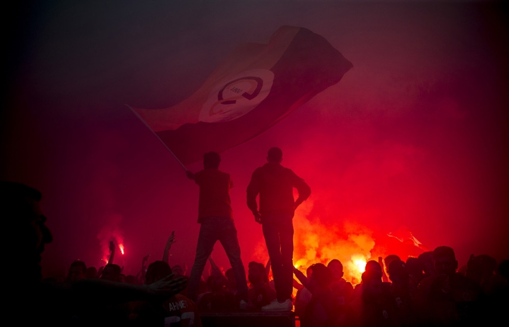 Galatasaray 2017- 2018 Yılı şampiyonu oldu, taraftarlar sabaha kadar uyumadı 16