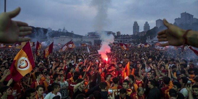 Galatasaray 2017- 2018 Yılı şampiyonu oldu, taraftarlar sabaha kadar uyumadı