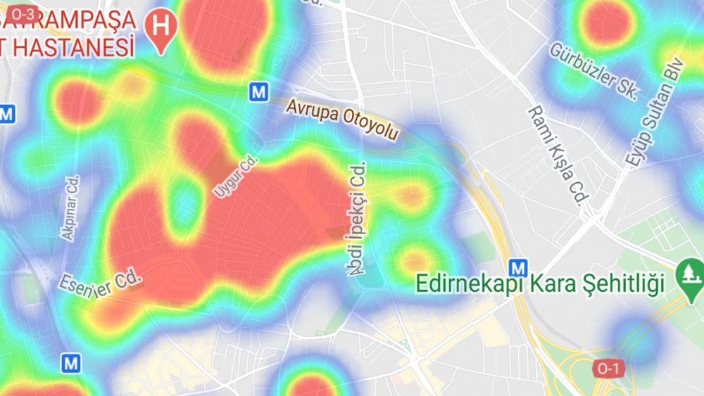 Hayata Eve Sığar uygulaması güncellendi: İşte İstanbul koronavirüs haritası... 10