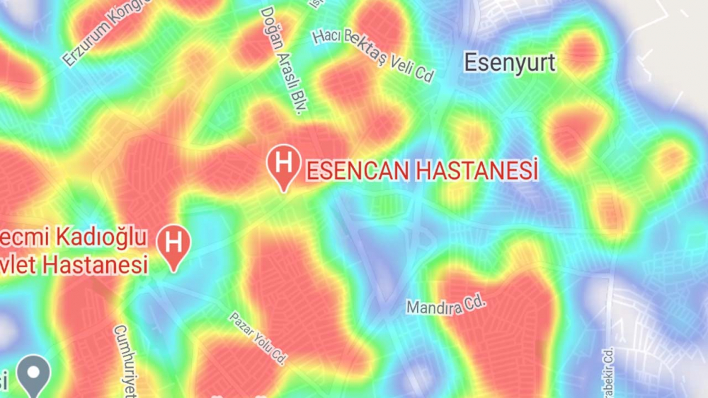 Hayata Eve Sığar uygulaması güncellendi: İşte İstanbul koronavirüs haritası... 19