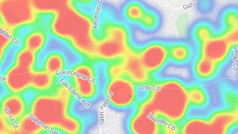 Hayata Eve Sığar uygulaması güncellendi: İşte İstanbul koronavirüs haritası... 22