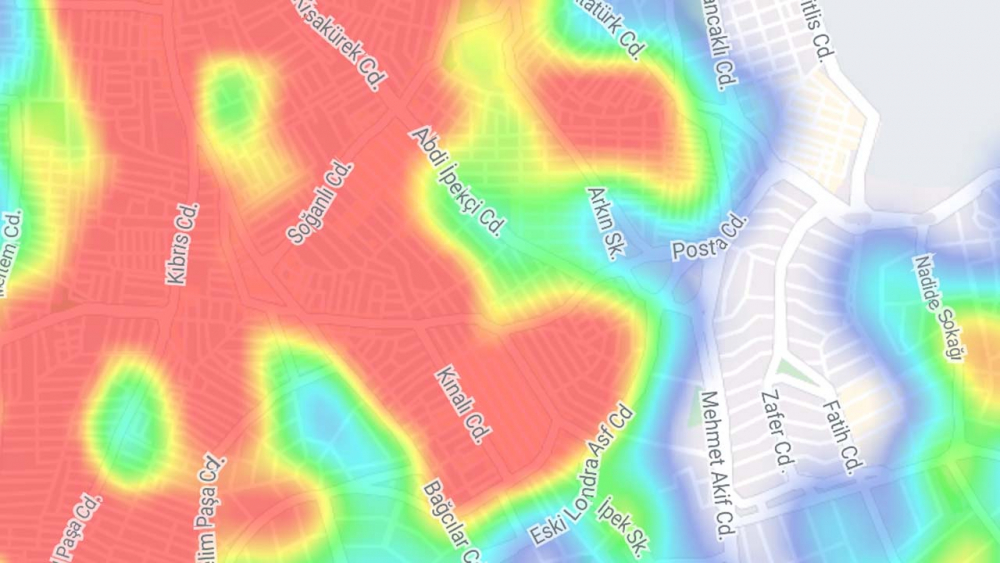Hayata Eve Sığar uygulaması güncellendi: İşte İstanbul koronavirüs haritası... 23