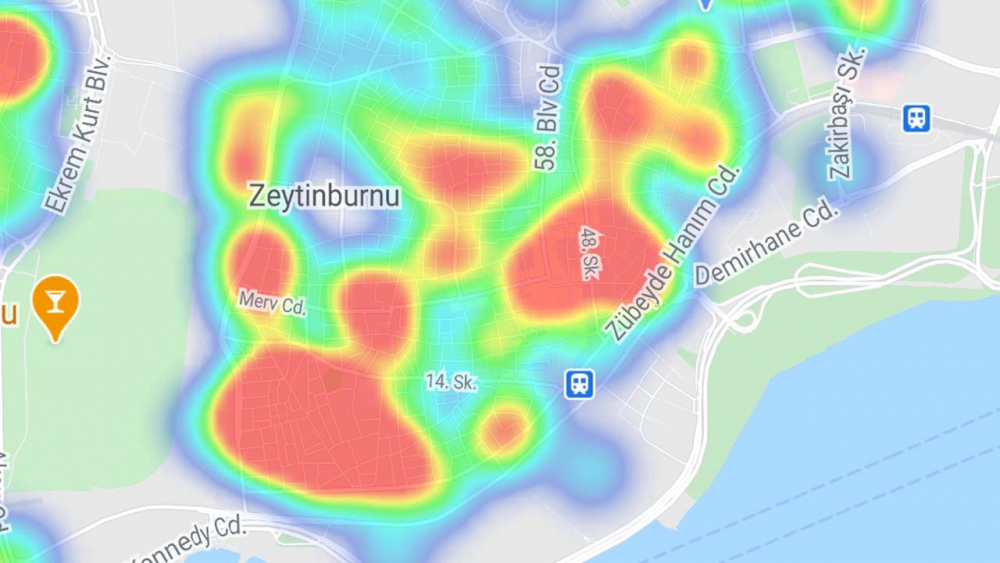 Hayata Eve Sığar uygulaması güncellendi: İşte İstanbul koronavirüs haritası... 40