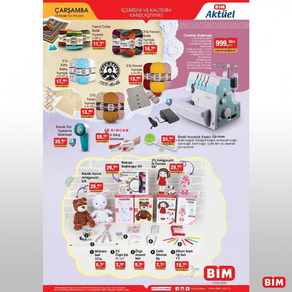 BİM 13 Ocak 2021 aktüel ürünler kataloğu | Yepyeni ürünler, uygun fiyatlar 76