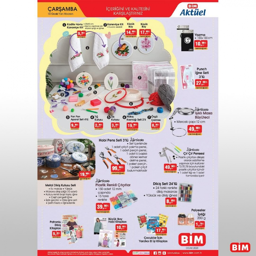BİM 13 Ocak 2021 aktüel ürünler kataloğu | Yepyeni ürünler, uygun fiyatlar 77