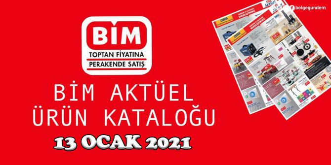 BİM 13 Ocak 2021 aktüel ürünler kataloğu | Yepyeni ürünler, uygun fiyatlar