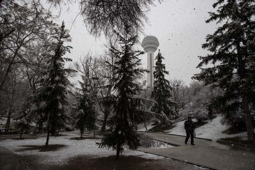 Başkent Ankara'da kar coşkusu: Büyük küçük herkes mutlu 1