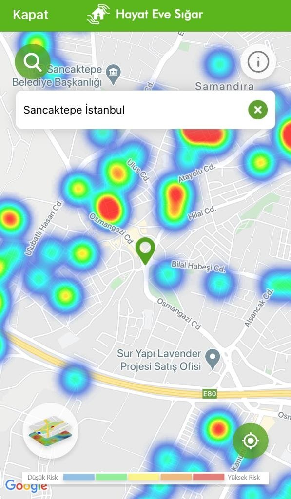 Kısıtlamalar etkisini gösteriyor: İşte ilçelere göre yeşile dönen İstanbul koronavirüs risk haritası 14