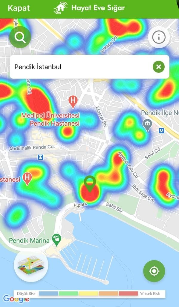 Kısıtlamalar etkisini gösteriyor: İşte ilçelere göre yeşile dönen İstanbul koronavirüs risk haritası 15