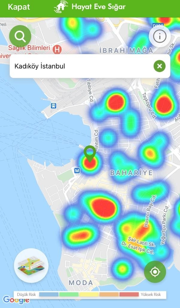 Kısıtlamalar etkisini gösteriyor: İşte ilçelere göre yeşile dönen İstanbul koronavirüs risk haritası 20