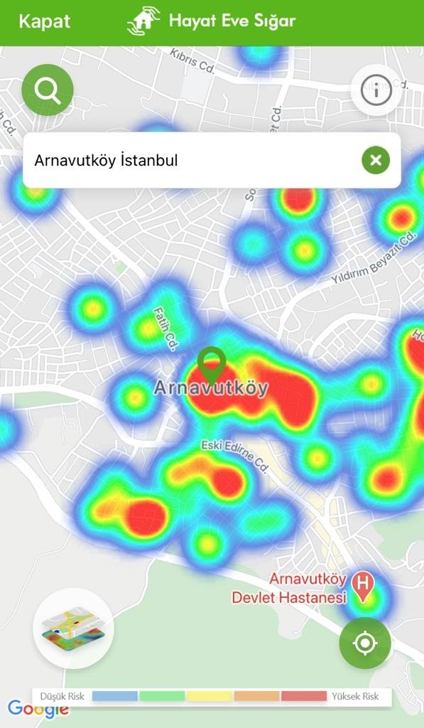 Kısıtlamalar etkisini gösteriyor: İşte ilçelere göre yeşile dönen İstanbul koronavirüs risk haritası 3