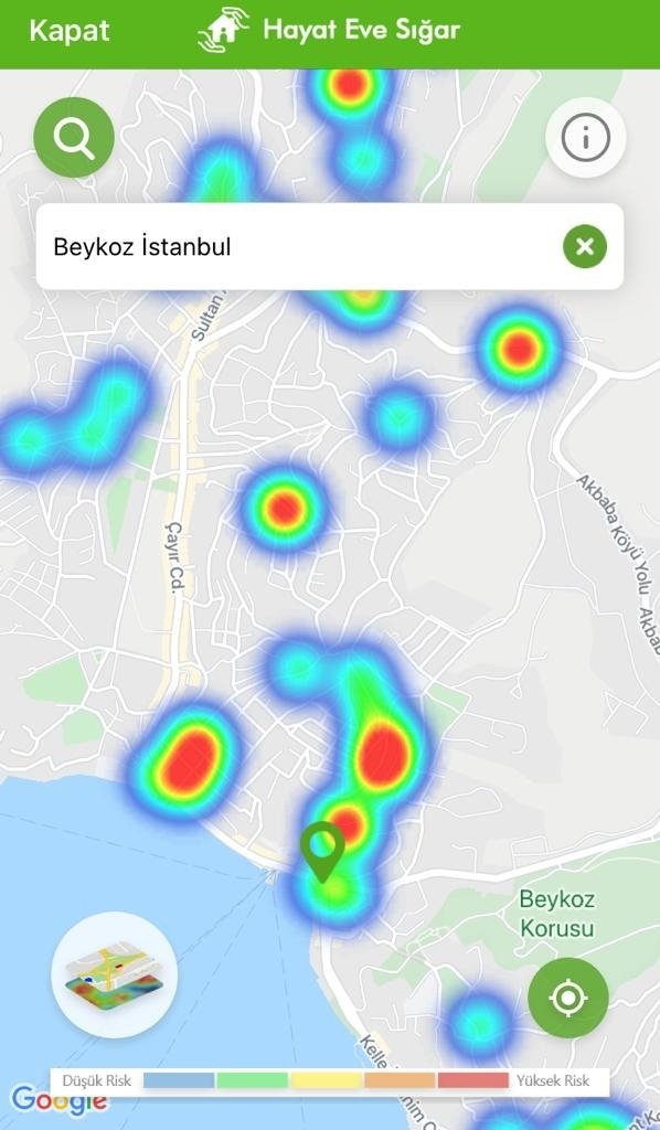 Kısıtlamalar etkisini gösteriyor: İşte ilçelere göre yeşile dönen İstanbul koronavirüs risk haritası 32