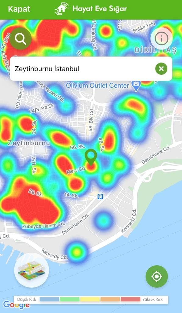 Kısıtlamalar etkisini gösteriyor: İşte ilçelere göre yeşile dönen İstanbul koronavirüs risk haritası 4