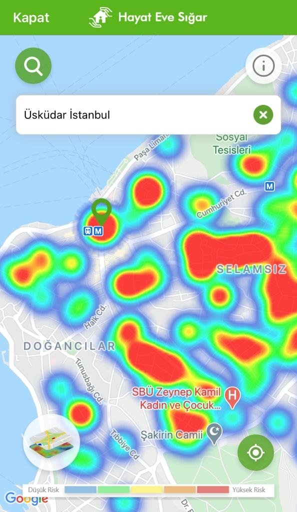 Kısıtlamalar etkisini gösteriyor: İşte ilçelere göre yeşile dönen İstanbul koronavirüs risk haritası 7