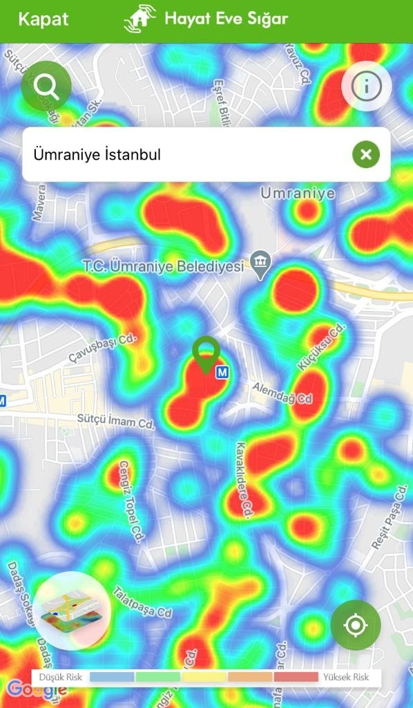 Kısıtlamalar etkisini gösteriyor: İşte ilçelere göre yeşile dönen İstanbul koronavirüs risk haritası 8