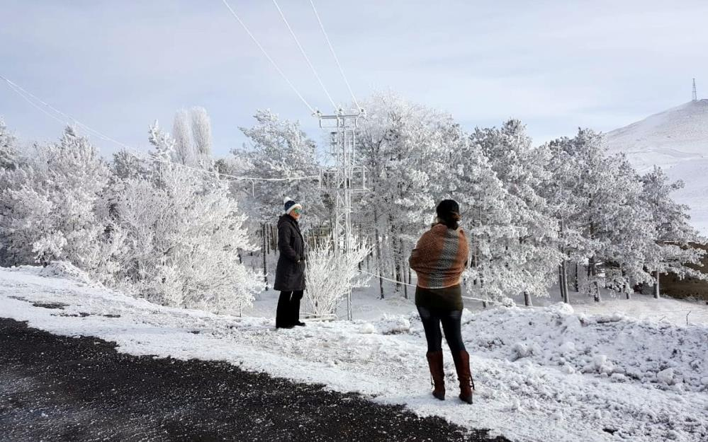 Bayburt, Sibirya soğuklarıyla buz tuttu! Hava sıcaklığı sıfırın altında -22'yi gördü 1