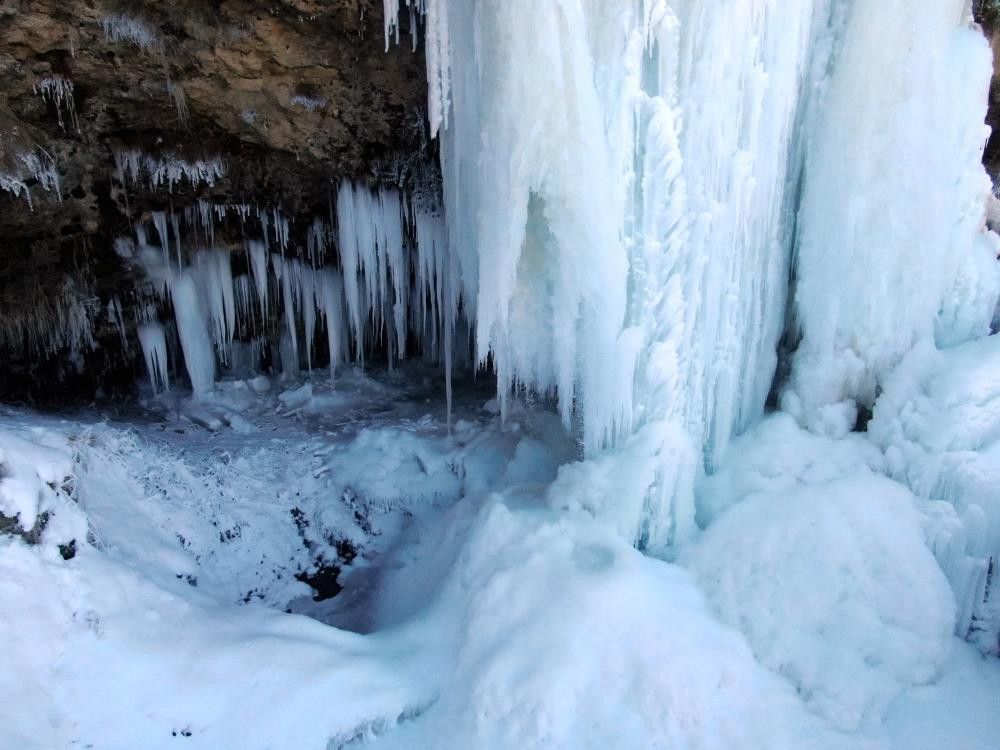 Bayburt, Sibirya soğuklarıyla buz tuttu! Hava sıcaklığı sıfırın altında -22'yi gördü 6