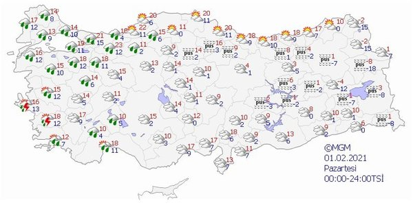 Meteoroloji Genel Müdürlüğü il il uyardı! Yarın sabah saatlerinde başlayacak 8