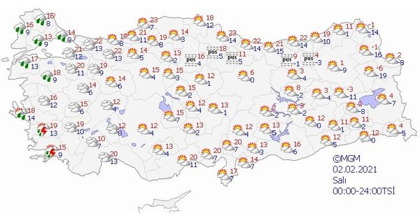 Meteoroloji Genel Müdürlüğü il il uyardı! Yarın sabah saatlerinde başlayacak 9