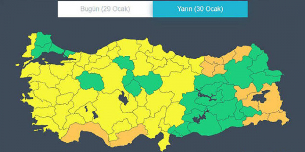 Meteoroloji Genel Müdürlüğü şehir şehir uyardı! Cumartesi gününe dikkat 1