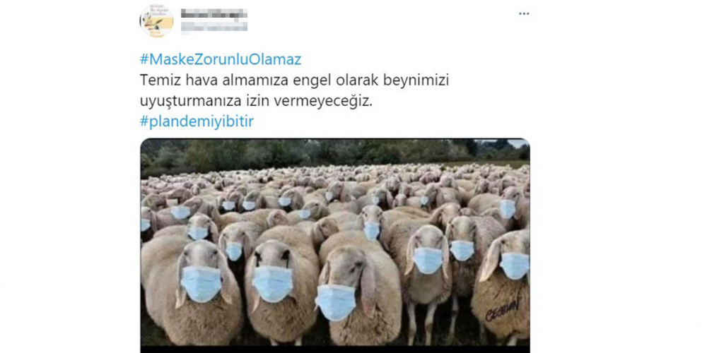 Trend topic oldu! Maske zorunlu olamaz paylaşımlarına sert tepki 3