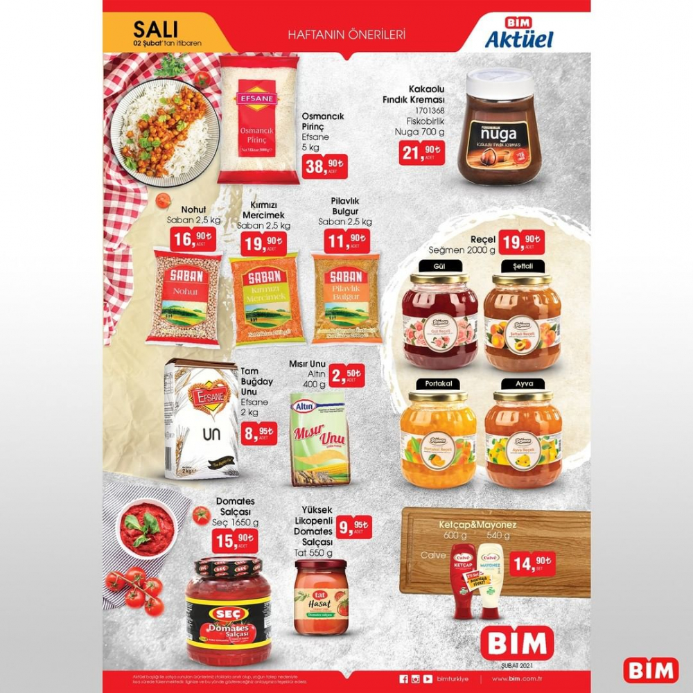 2 Şubat Salı Bim kataloğu | Bim 2 Şubat 2021 katalog | Kadın giyim 48