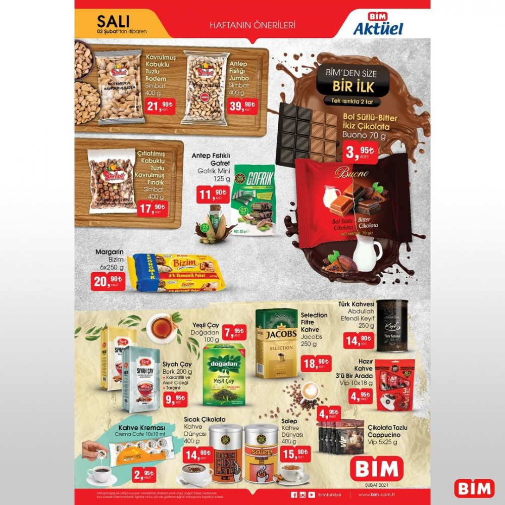 2 Şubat Salı Bim kataloğu | Bim 2 Şubat 2021 katalog | Kadın giyim 49
