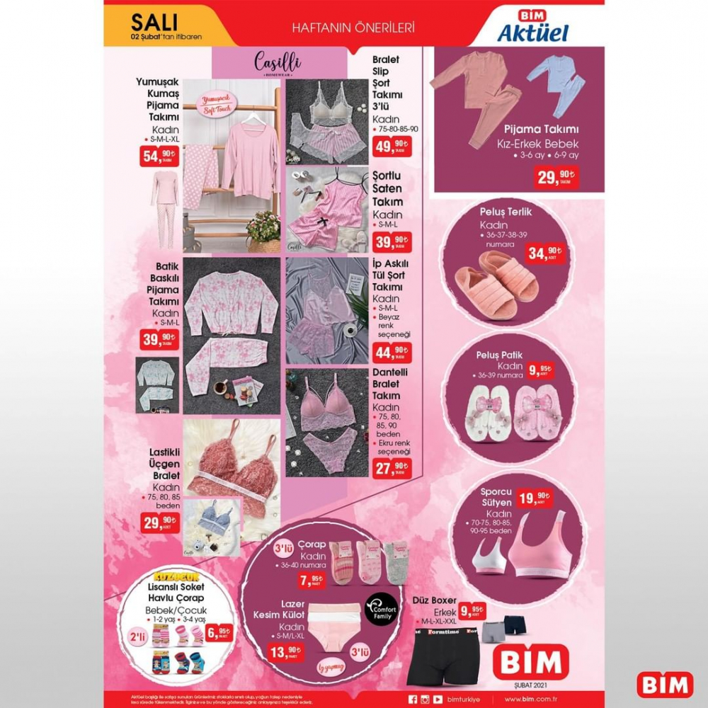 2 Şubat Salı Bim kataloğu | Bim 2 Şubat 2021 katalog | Kadın giyim 51