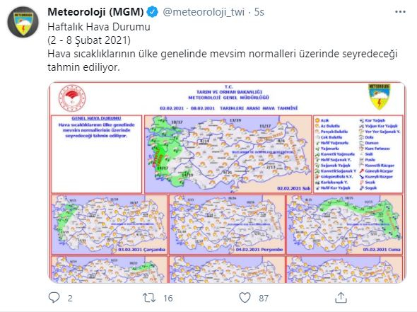 Meteoroloji'den flaş açıklama: 20 dereceye kadar... 8