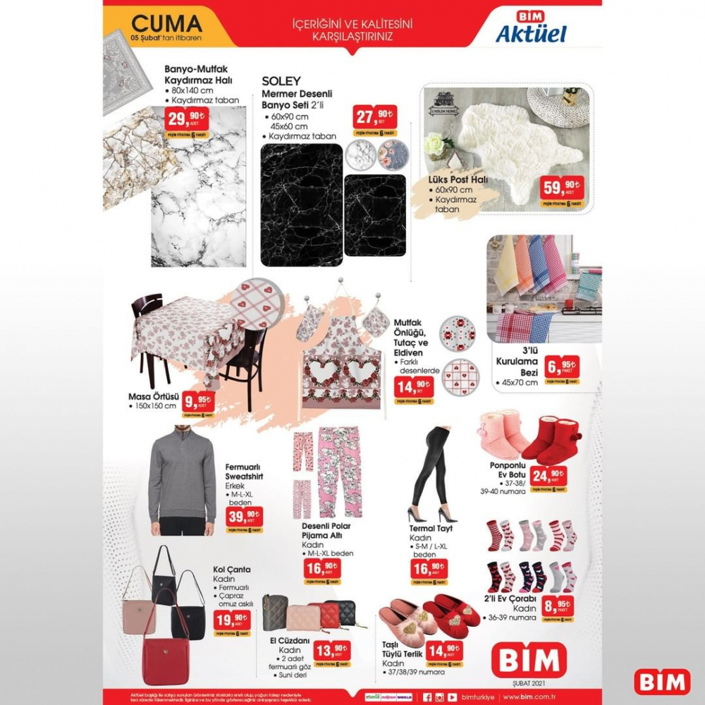 8 Şubat Pazartesi BİM kataloğu | 8 Şubat 2021 BİM katalog | Kumtel dinamik anstre set 108