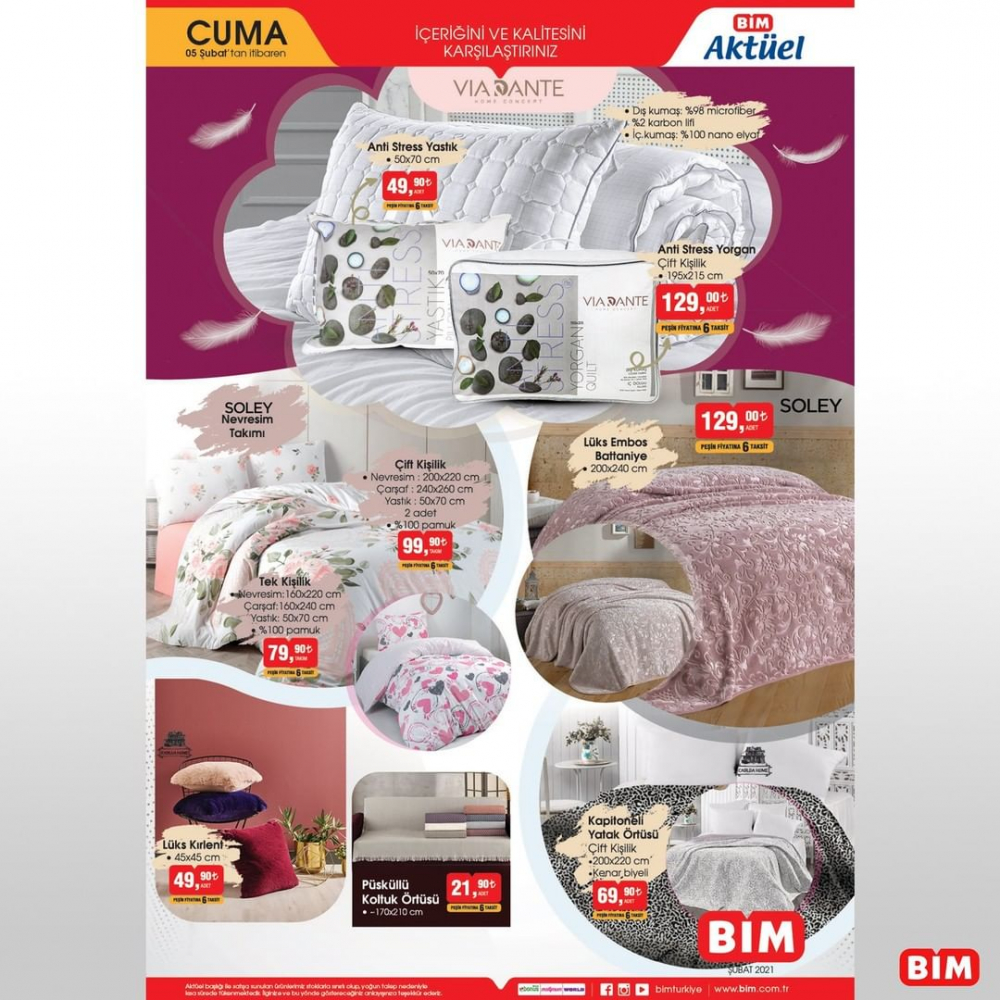 8 Şubat Pazartesi BİM kataloğu | 8 Şubat 2021 BİM katalog | Kumtel dinamik anstre set 74