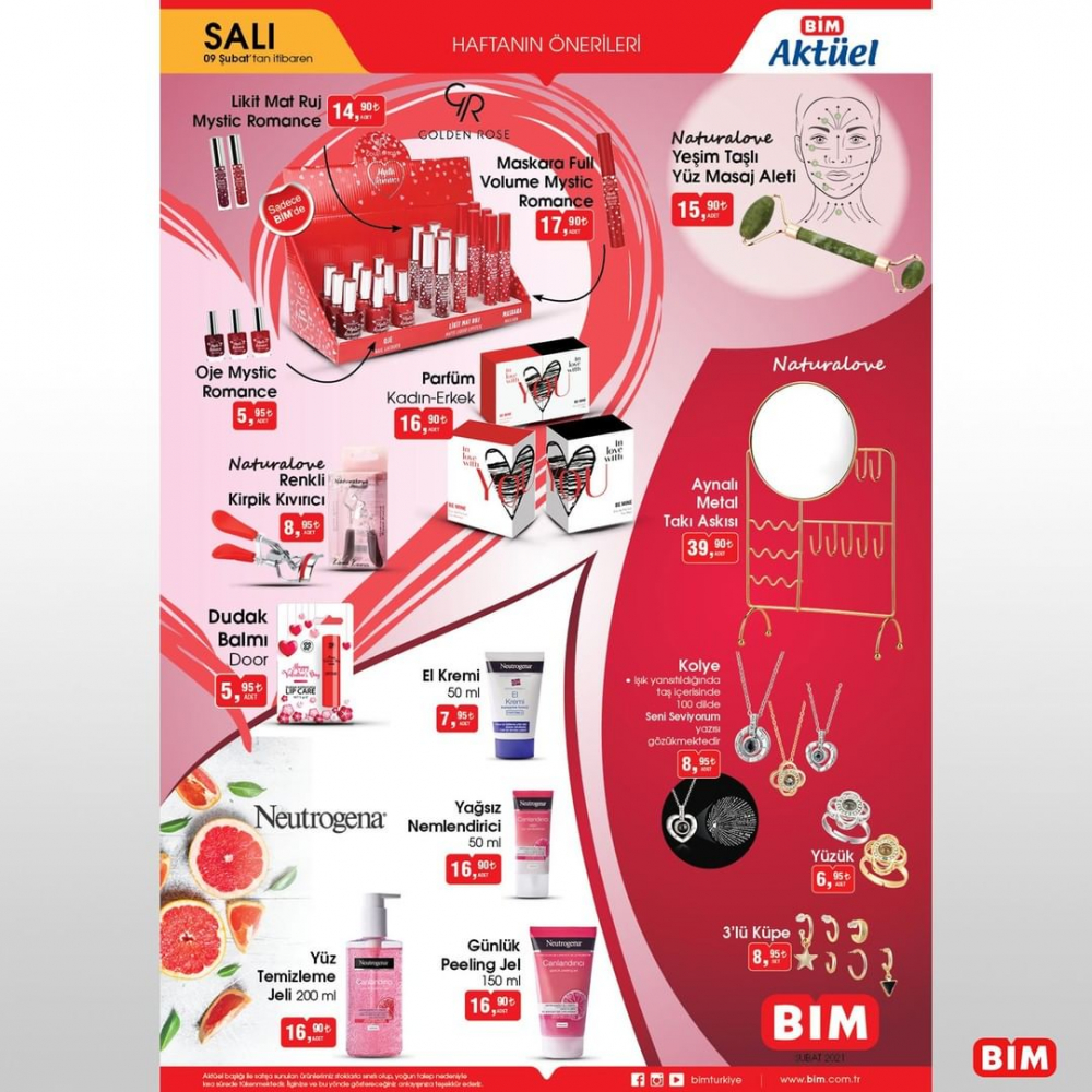 10 Şubat 2021 BİM kataloğu | BİM Sevgililer Günü ürünleri 2021 18