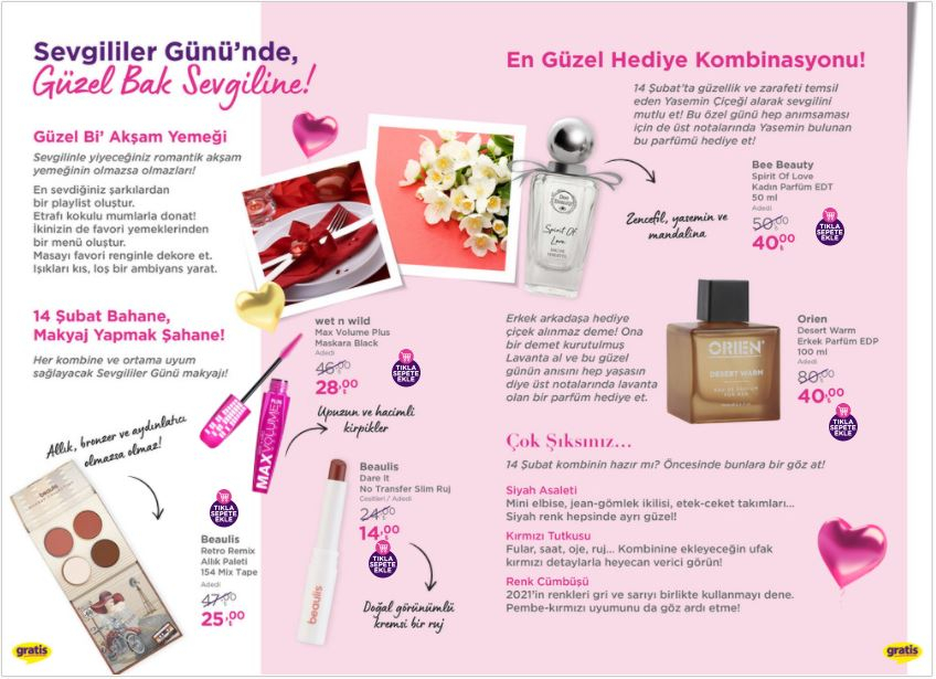 Gratis Sevgililer Günü İndirimleri 2021 | Gratis Sevgililer Günü İndirimleri ne zaman? 7