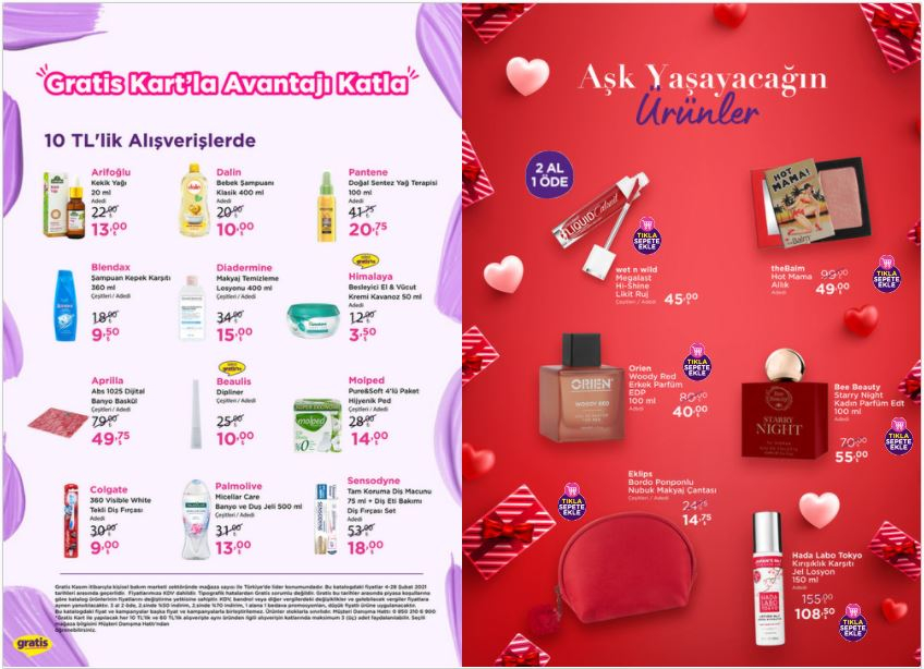 Gratis Sevgililer Günü İndirimleri 2021 | Gratis Sevgililer Günü İndirimleri ne zaman? 8