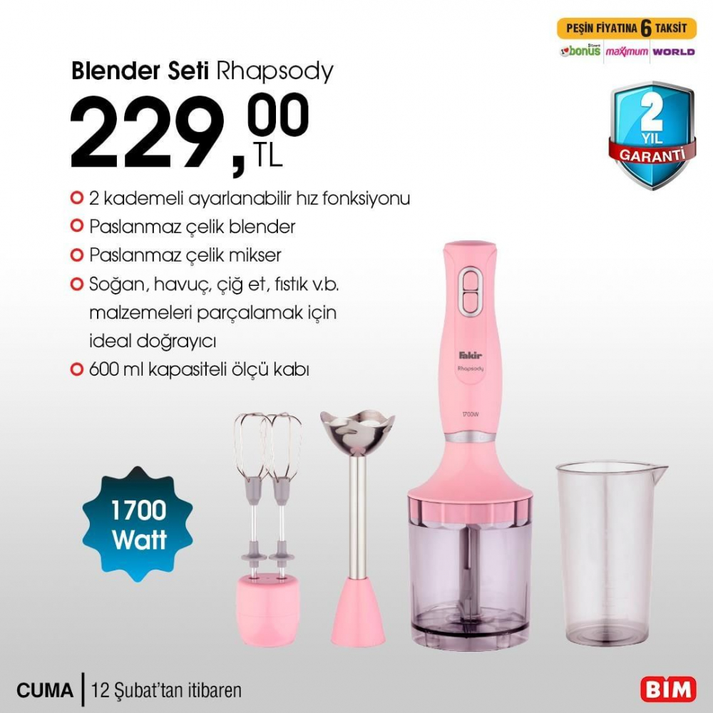 15 Şubat 2021 BİM kataloğu | BİM vakumlu siyah nokta temizleme aleti | Bu cuma BİM kataloğu 54