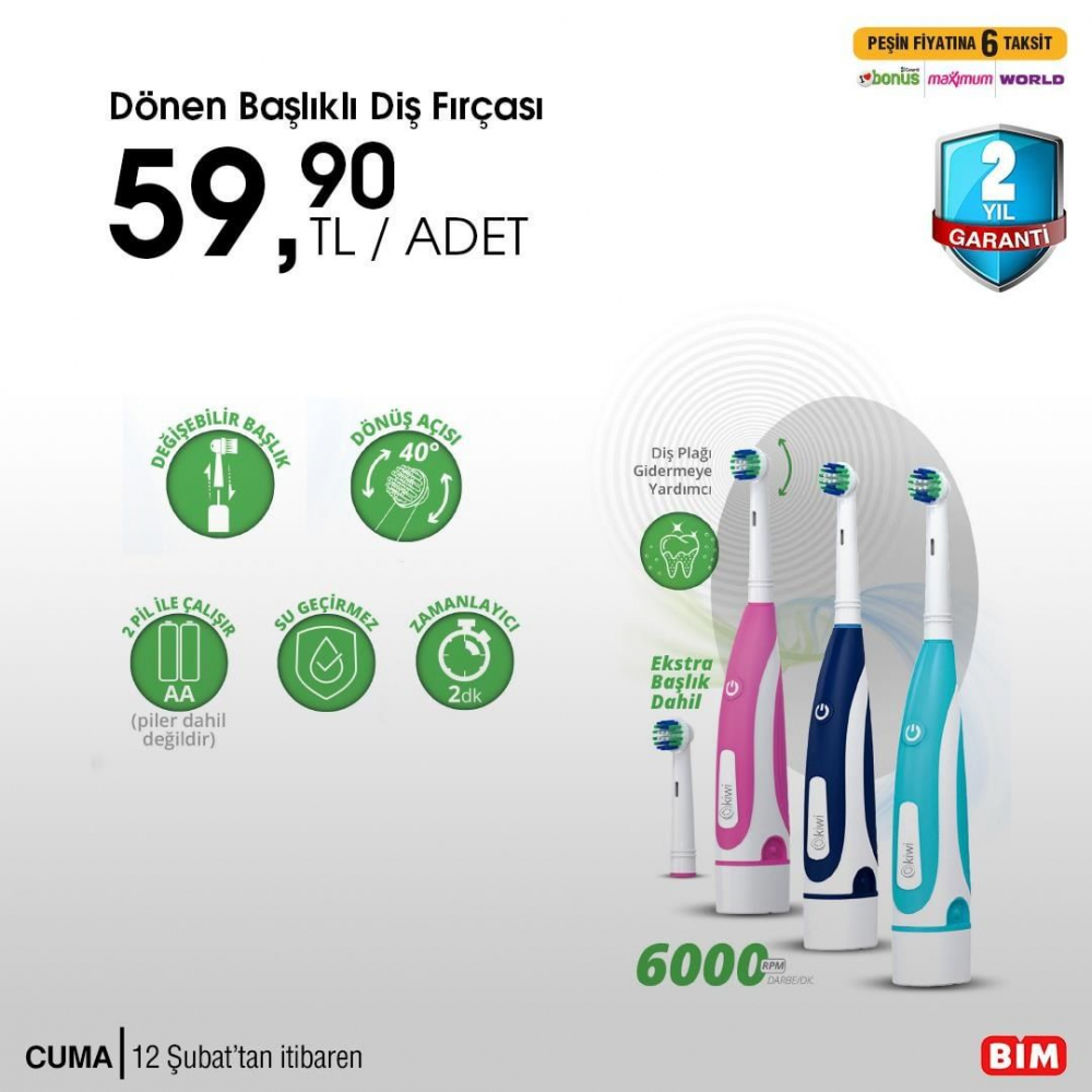 15 Şubat 2021 BİM kataloğu | BİM vakumlu siyah nokta temizleme aleti | Bu cuma BİM kataloğu 6